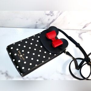 Disney X Kate Spade New York Minnie Mouse North Sth Flap Phone Crossbody